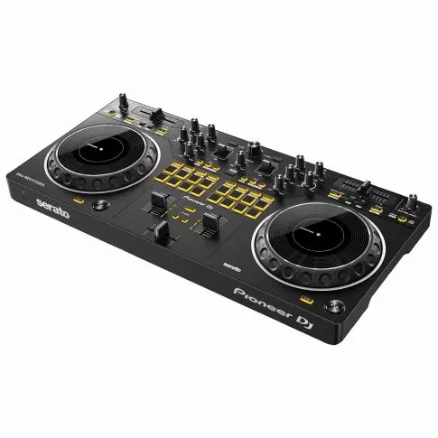 Pioneer DJ DDJ-REV1 2-Channel DJ Controller with Gemini AS-1500P 15" Active Speakers